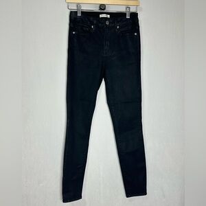 Good American - Good legs black coated jean - size 2 or 26